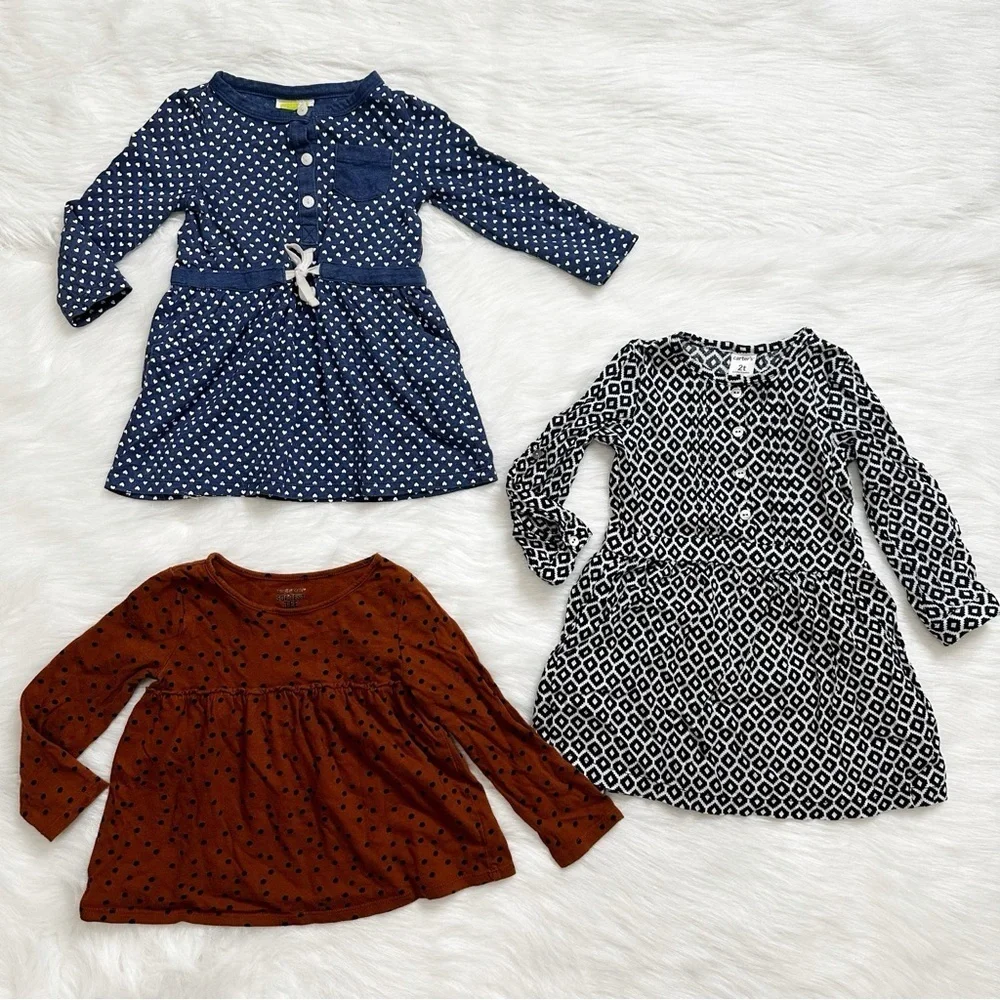 Girls Toddler Size 2T Long Sleeves and Pants Clothes LOT